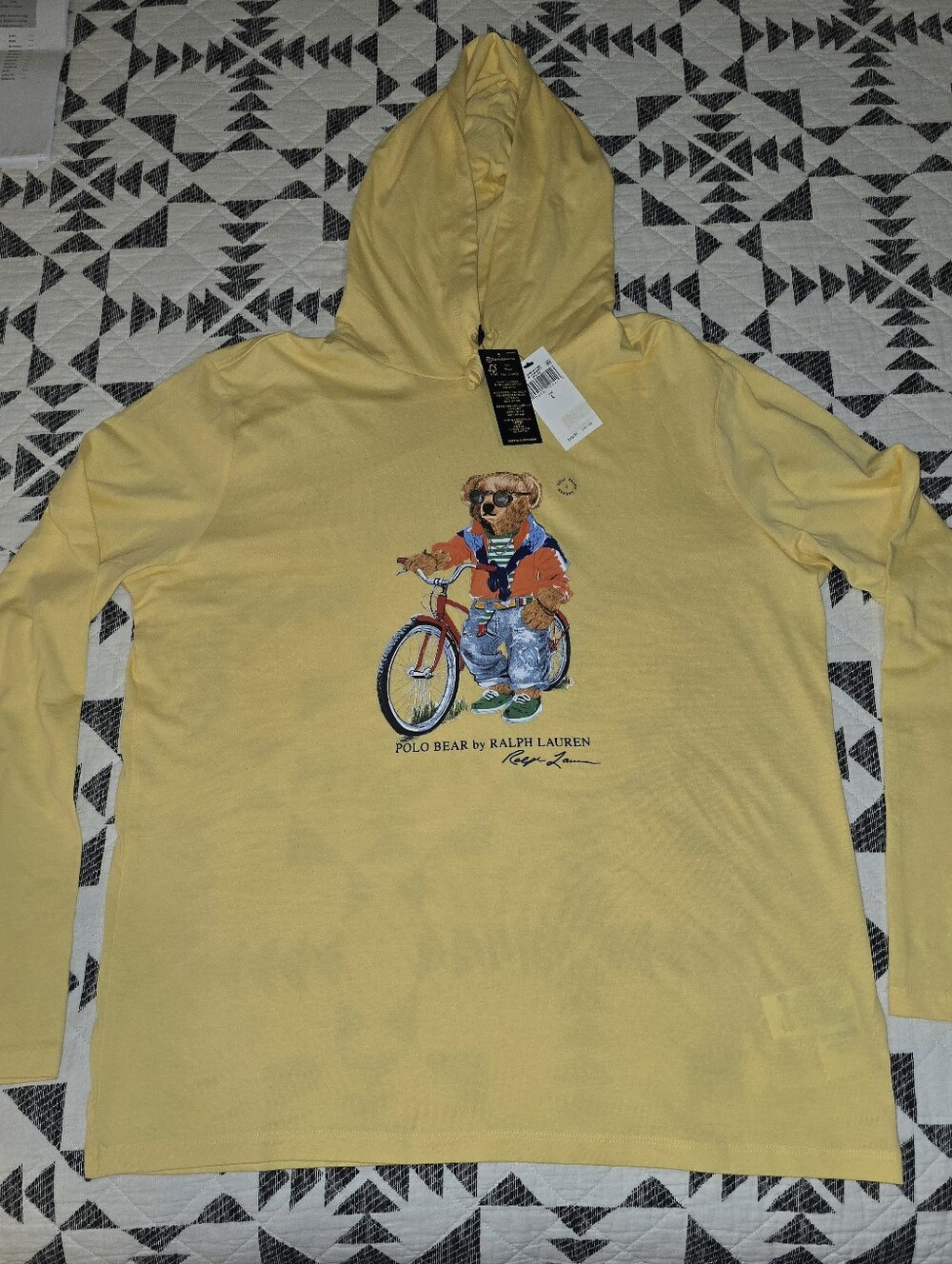 Lg- (NEW) Ralph Lauren Men's Sweater Hoodie - FLAWLESS CONDITION (MSRP$ 85)